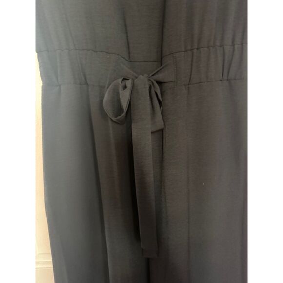 NWT Calvin Klein Wide Leg Jumpsuit, Black, Size 10 - Picture 7 of 10
